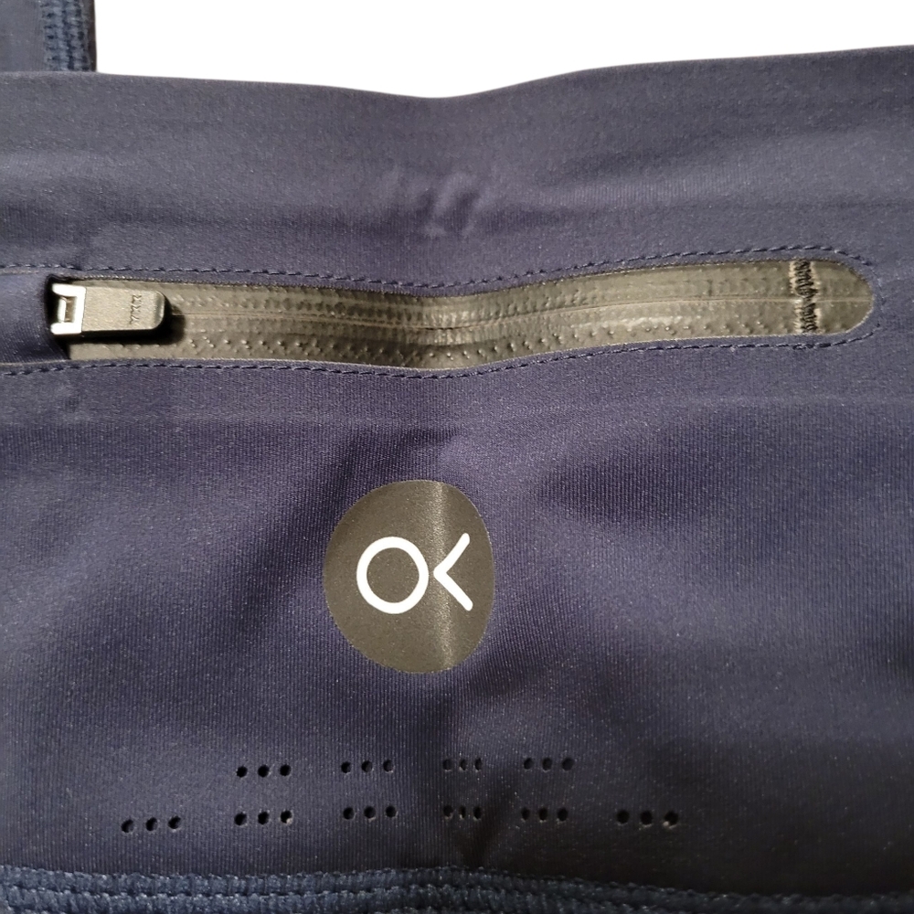 Outerknown Active Navy Ankle Length Leggings - M.… - image 2